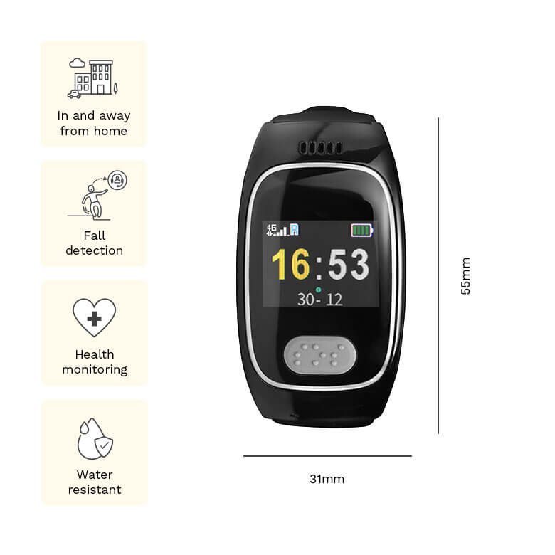 Personal Alarm Watch with Fall Detection