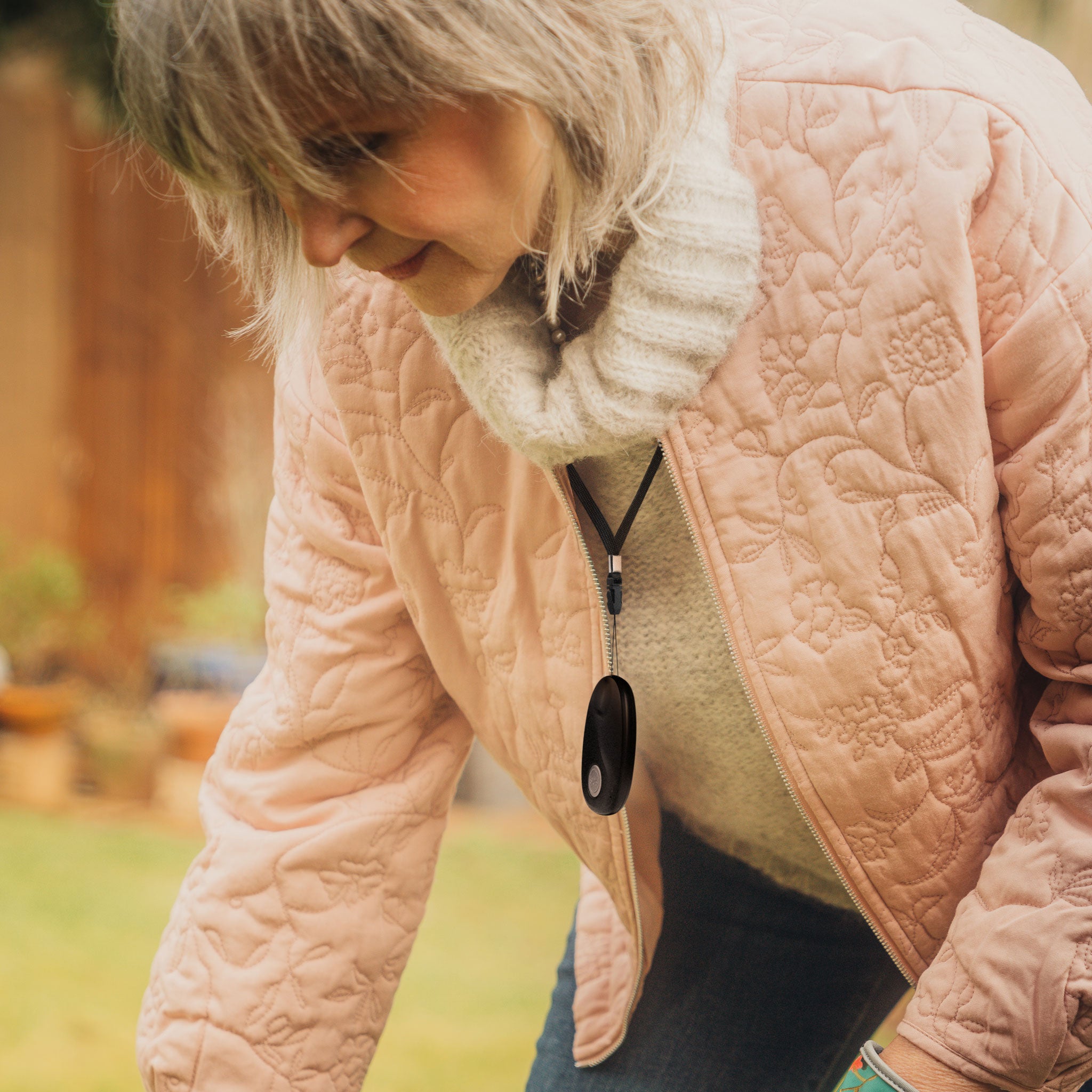 Person wearing GPS Pendant