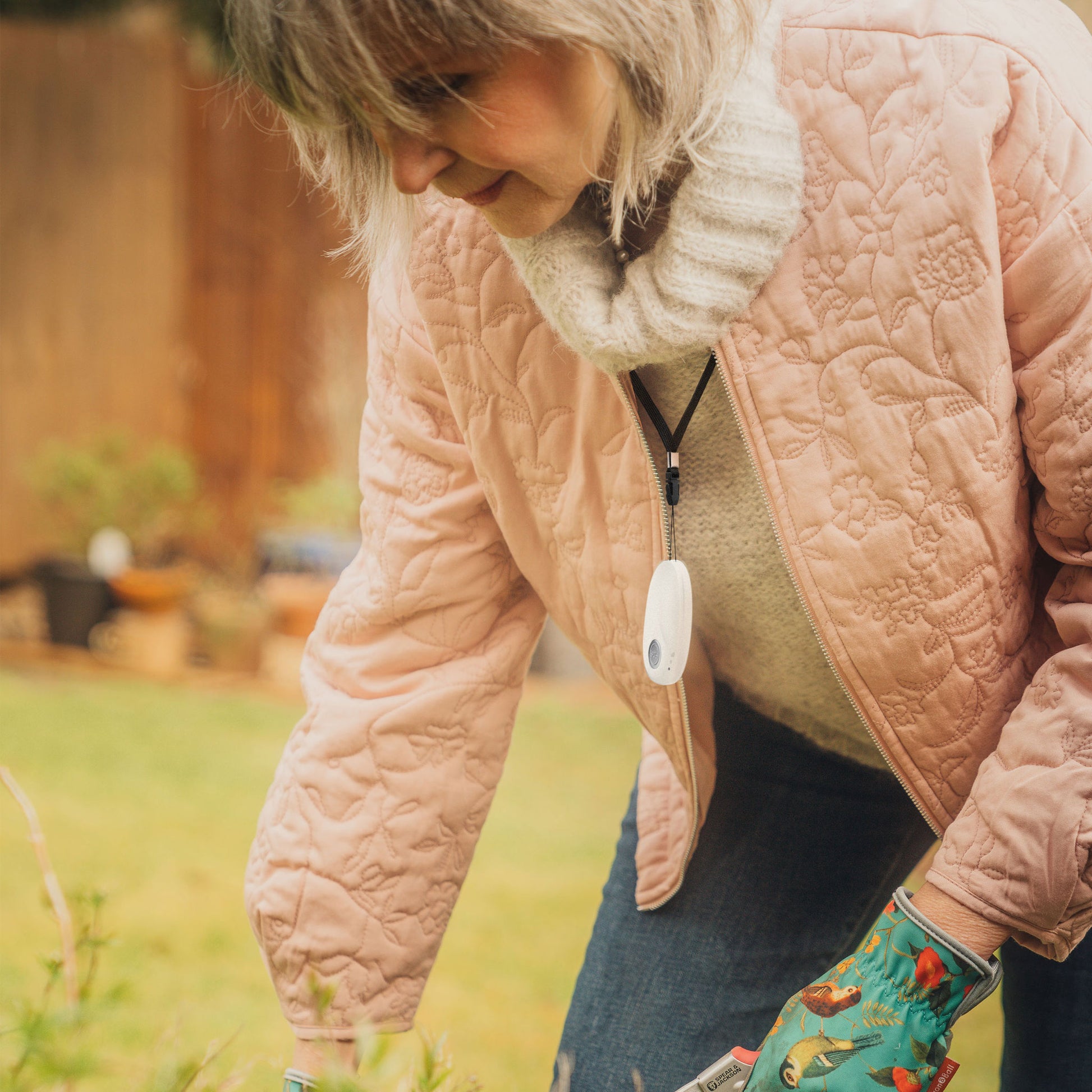Person wearing GPS Pendant